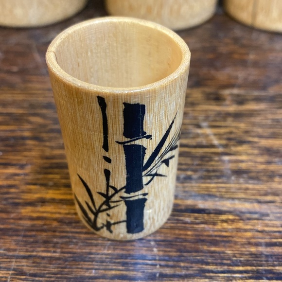 MCM bamboo beverage set - Picture 9 of 10